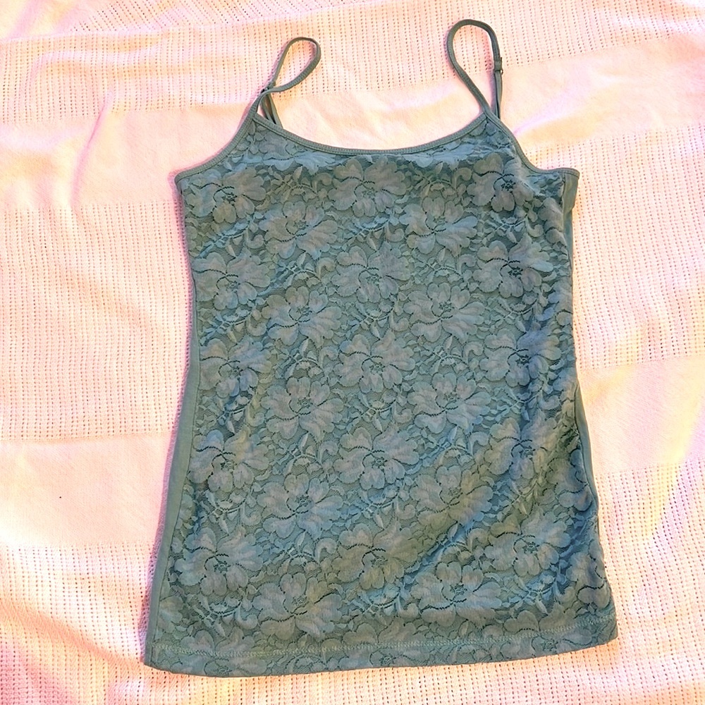 Aeropostal Green/Blue Cami Medium